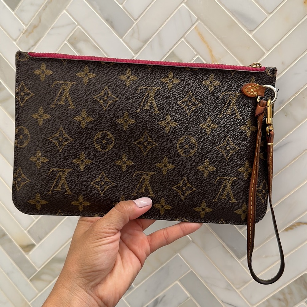 Louis Vuitton wristlet clutch